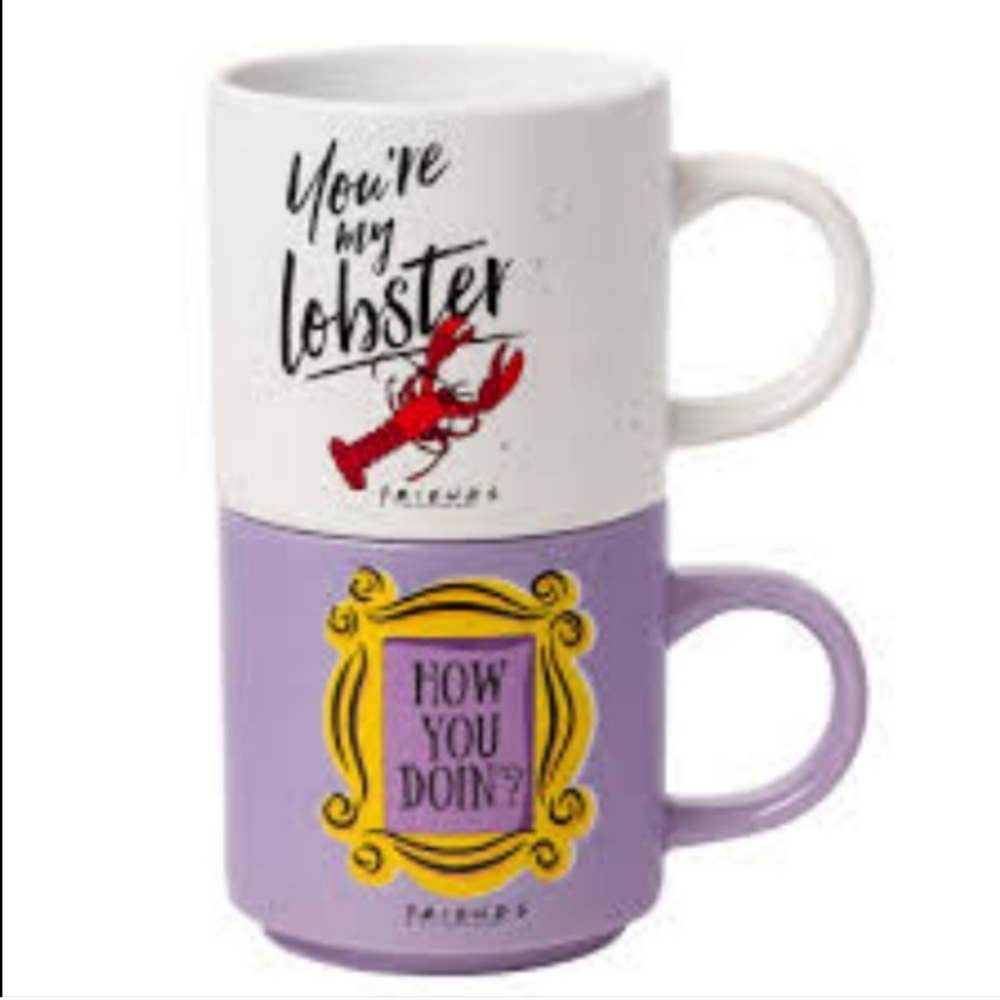 Friends "How you Doin?" And "You're My Lobster" set of two Mugs - Picture 3 of 10